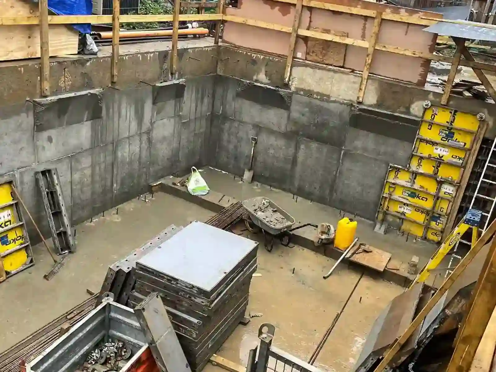 Hampstead piling and basement construction