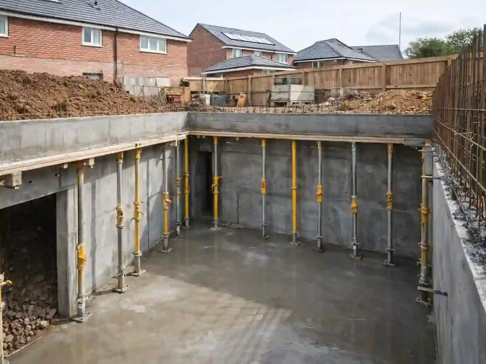 Wakefield basement golf simulator and games room extension